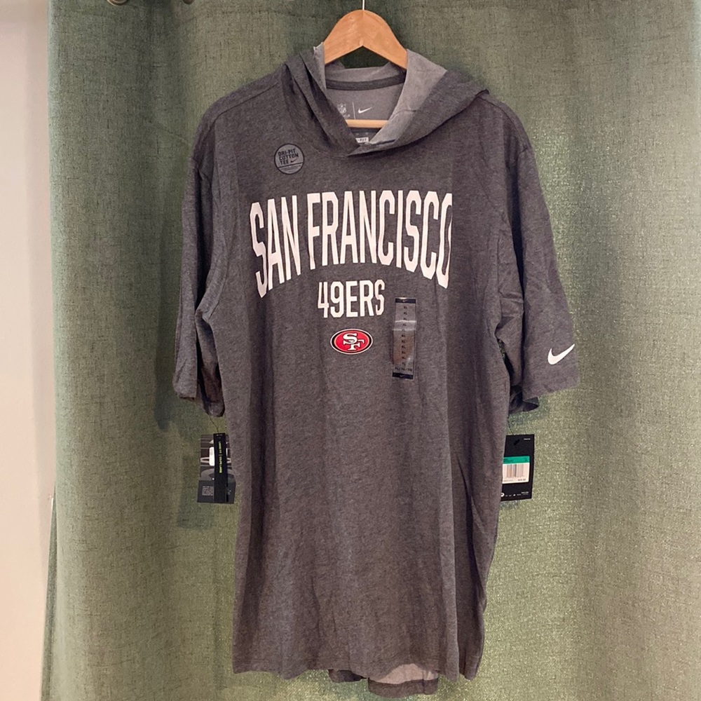 San Francisco 49ers Dri-Fit, Loose Fit Nike Tee With Hood